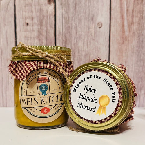 Spicy Jalapeno Mustard  - State Fair Winner!