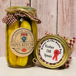 Kosher Dill Pickles- State Fair Winner!