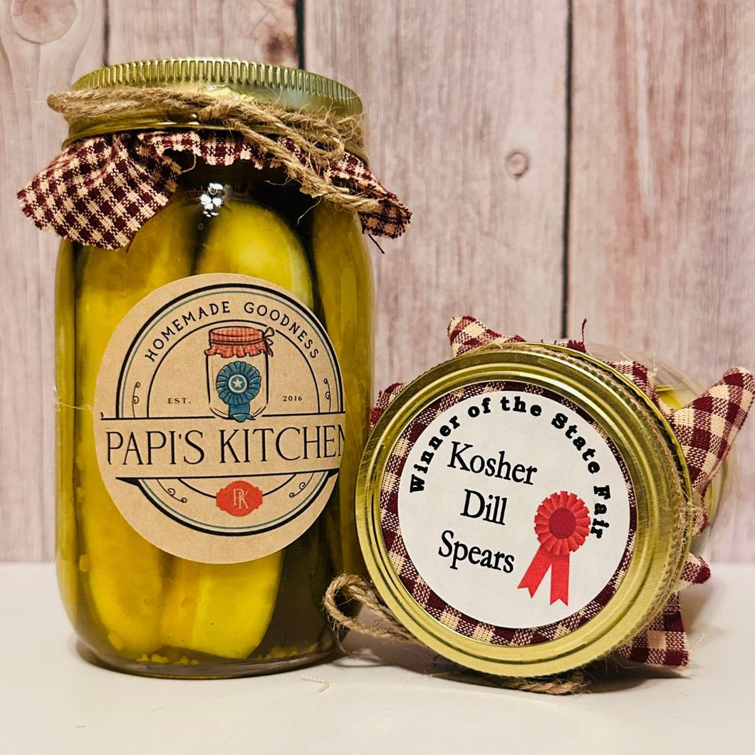 Kosher Dill Pickles- State Fair Winner!