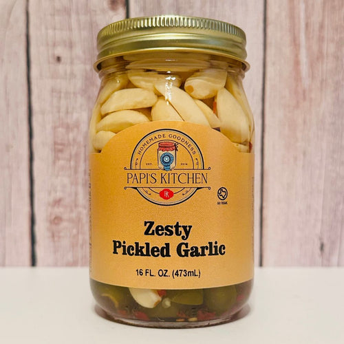 Zesty Pickled Garlic