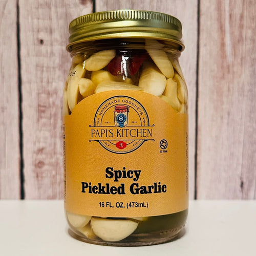 Spicy Pickled Garlic