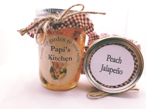 Peach jalapeno jam